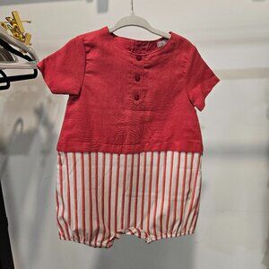 Coco Acqua Pink Nautical Romper 18M